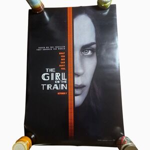 The Girl on the Train 2016 Original Advance Movie Poster 27x40 Emily Blunt D/S